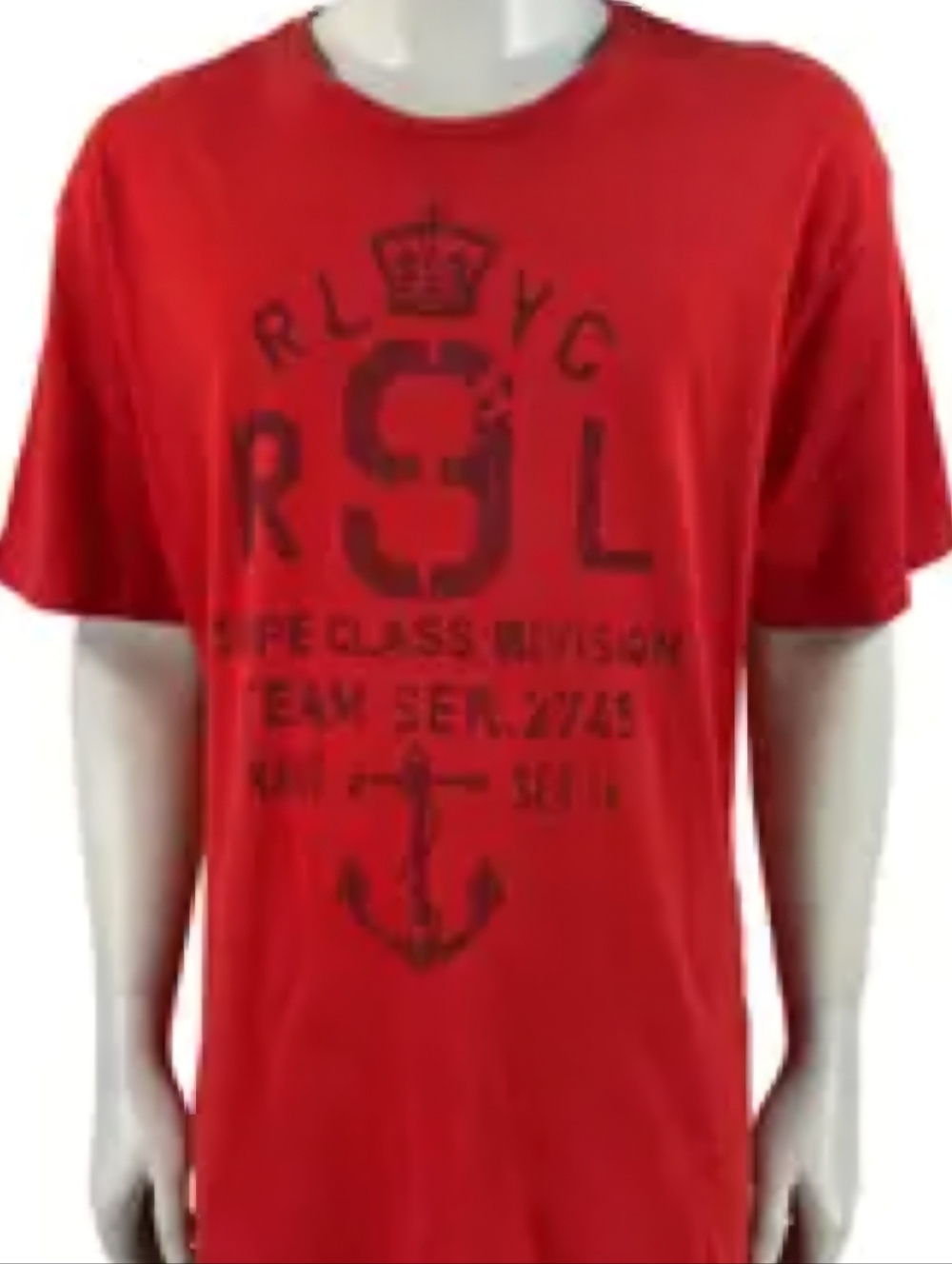 Polo Ralph Lauren Red Snipe Class Division Yacht Club T-shirt - Size Large - Red